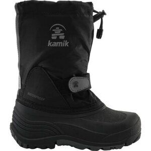 Kamik Boys Toddler 13 Black Waterbug 5 Insulated Waterproof Winter Snow Boots
